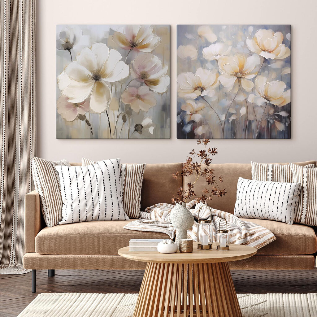 Delicate blooms in soft tones Delicate blooms in soft tones