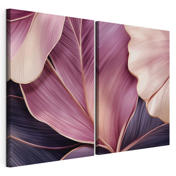 Des teintes douces mettent en valeur l'élégance de la nature Impression sur toile modulaire Des teintes douces mettent en valeur l'élégance de la nature