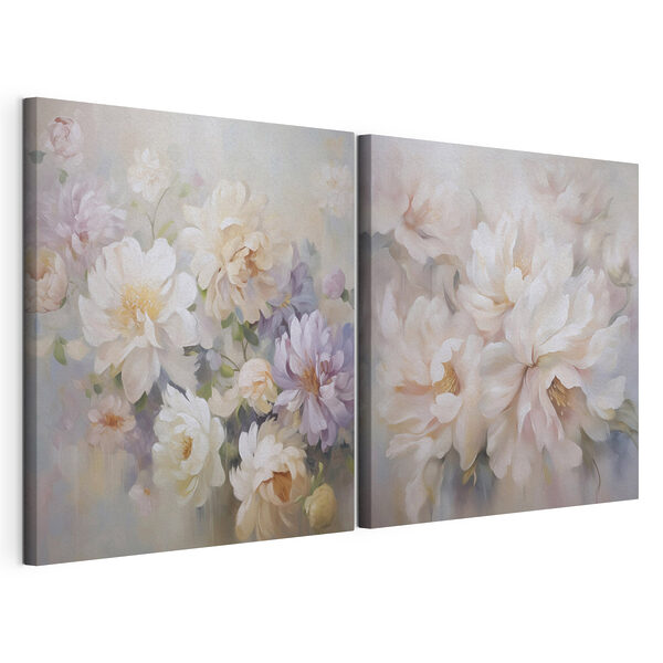 Peinture de fleurs sur toile Impression sur toile modulaire Peinture de fleurs sur toile