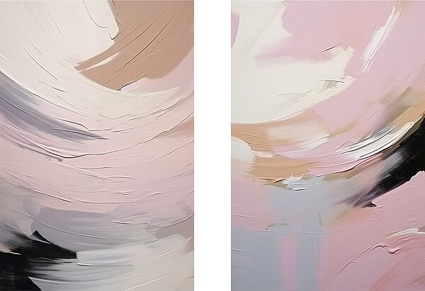 Soft hues blending in harmony Soft hues blending in harmony
