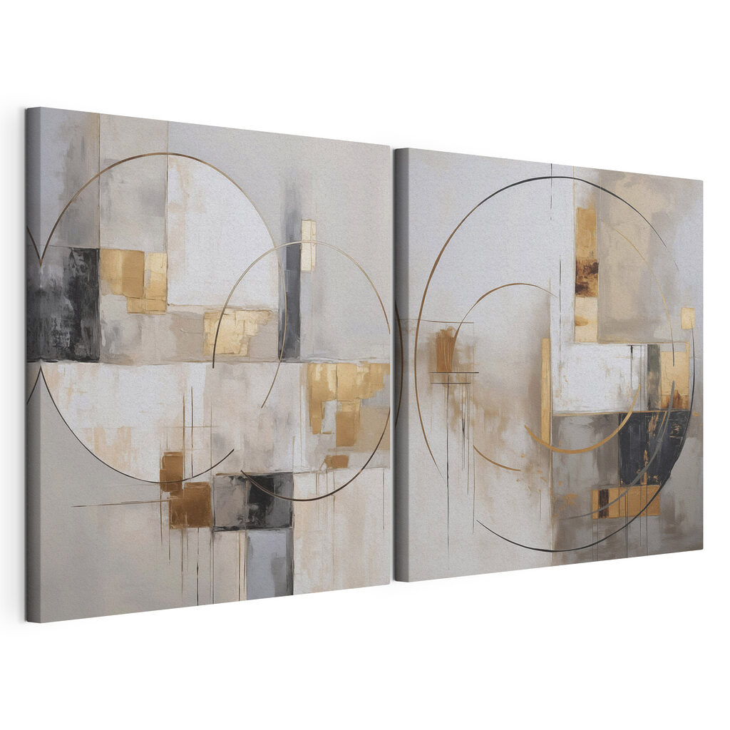 Abstract shapes in soft color palette Abstract shapes in soft color palette