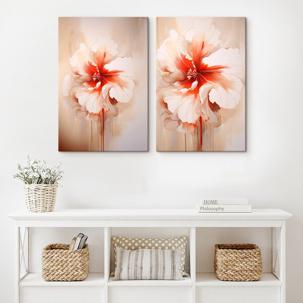 Painting of a flower Painting of a flower