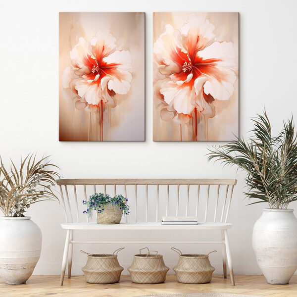 Painting of a flower Painting of a flower