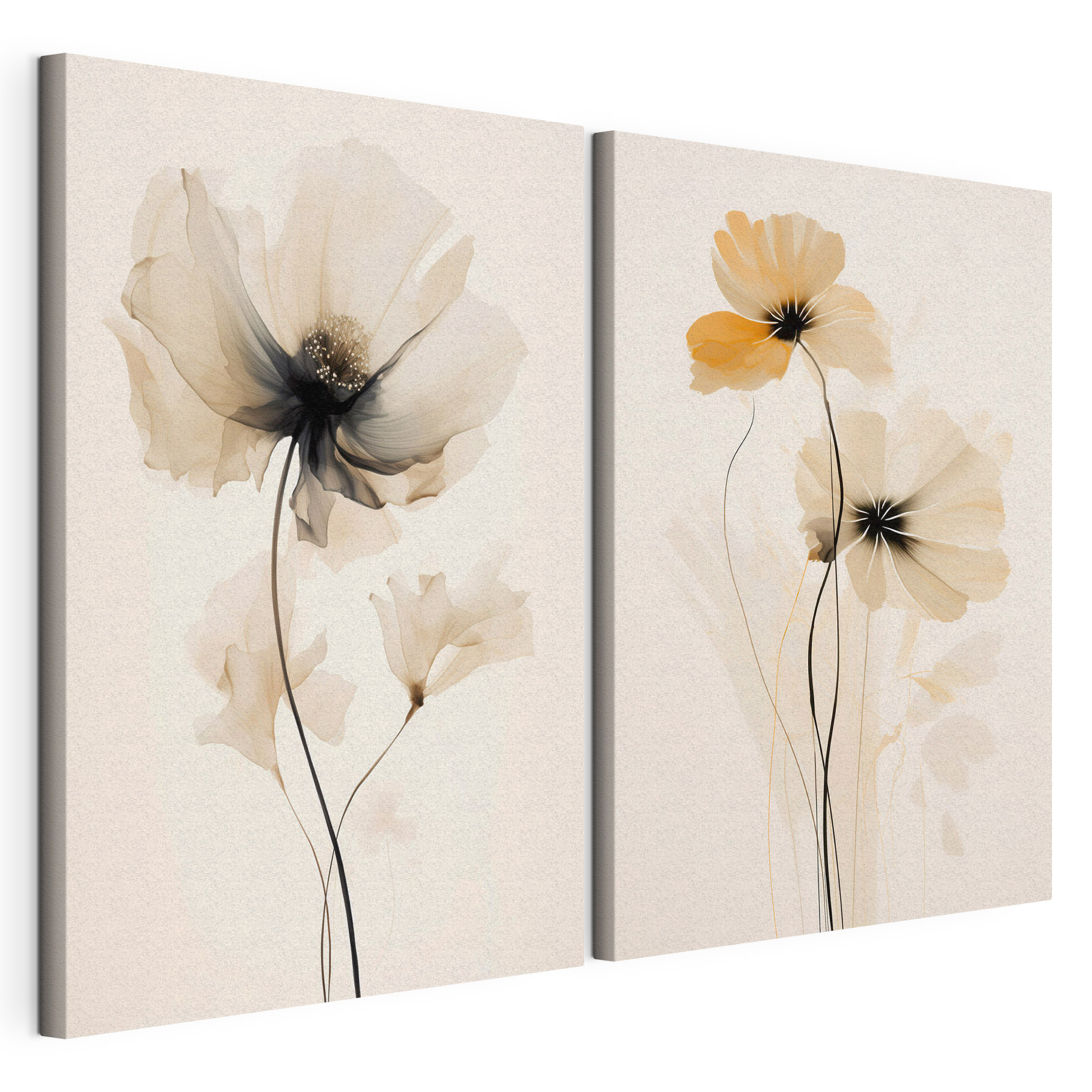 Delicate blooms in soft hues Delicate blooms in soft hues