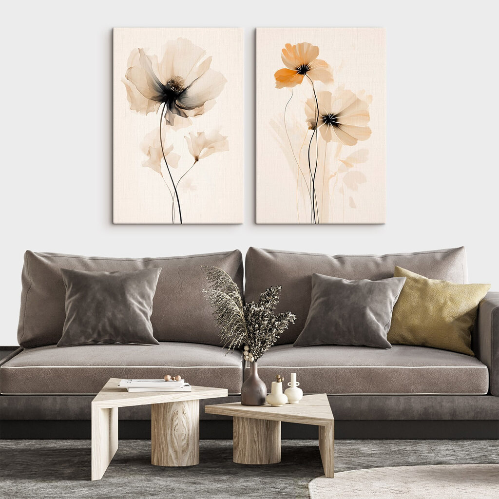 Delicate blooms in soft hues Delicate blooms in soft hues
