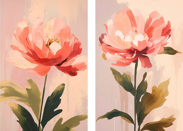 Painting of a flower Painting of a flower