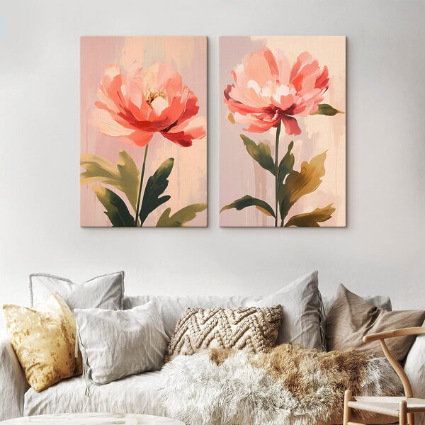 Painting of a flower Painting of a flower