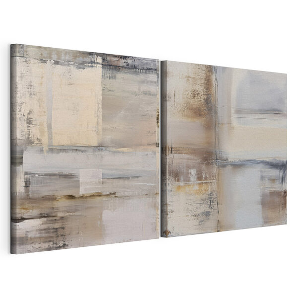 Deux œuvres d'art Impression sur toile modulaire Deux œuvres d'art