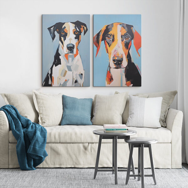 Painting of a dog