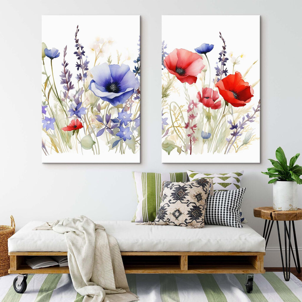 Painting of flowers and plants Painting of flowers and plants