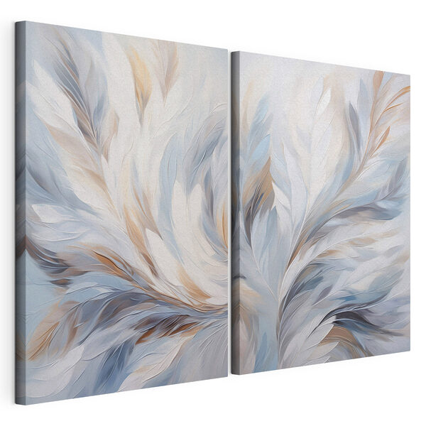 Les teintes douces du souffle apaisant de la nature Impression sur toile modulaire Les teintes douces du souffle apaisant de la nature