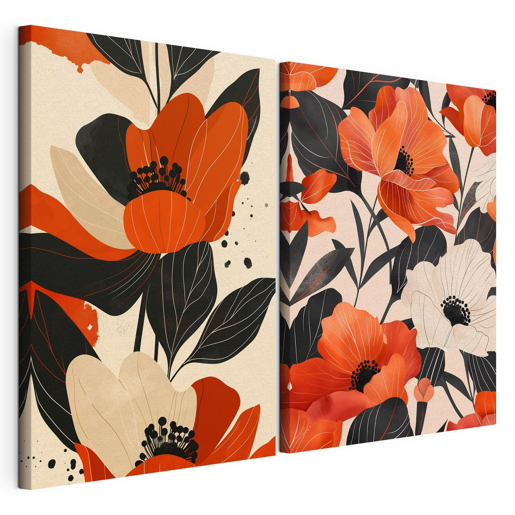 Vibrant blooms in contrasting shades Vibrant blooms in contrasting shades