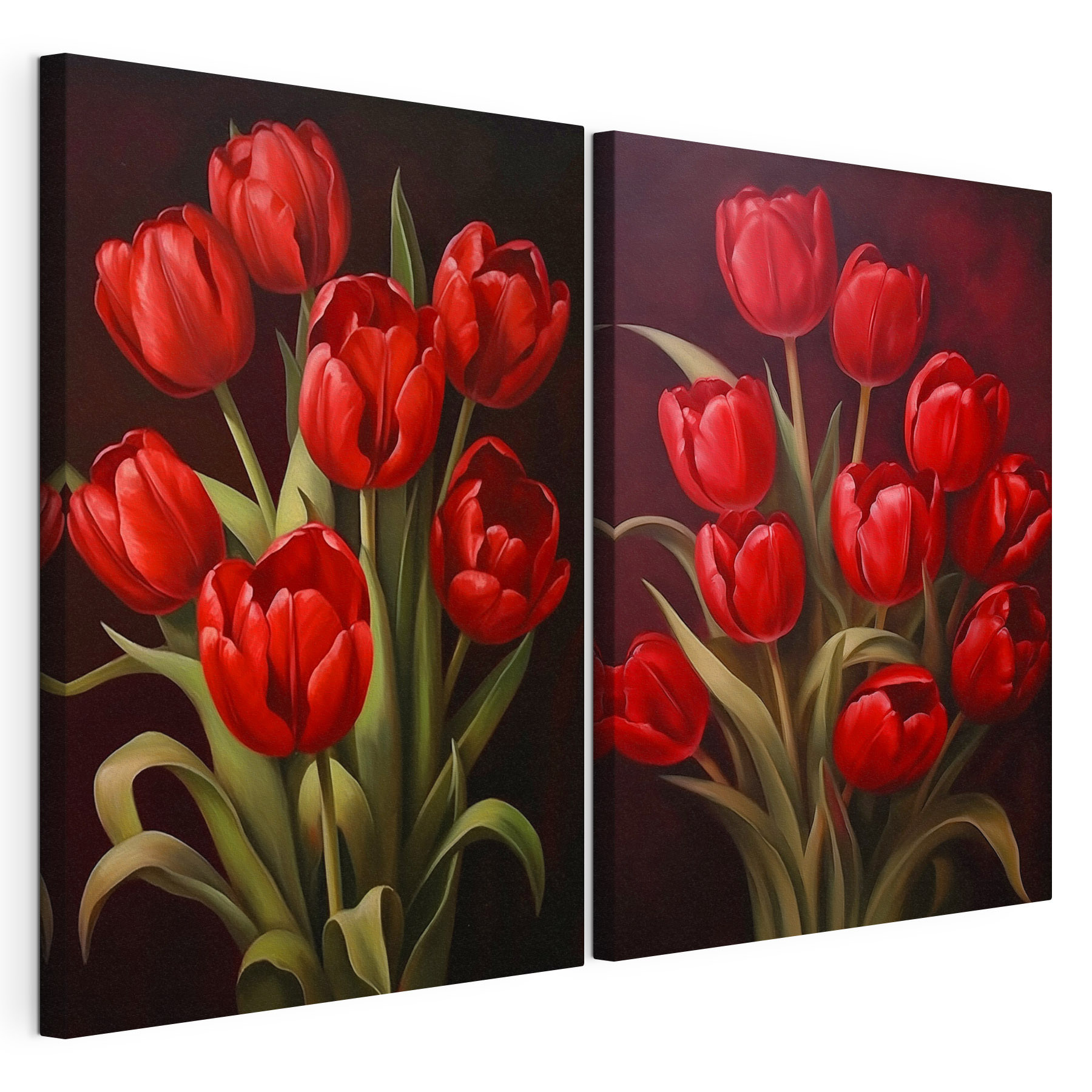 Captivating red tulips in bloom Captivating red tulips in bloom