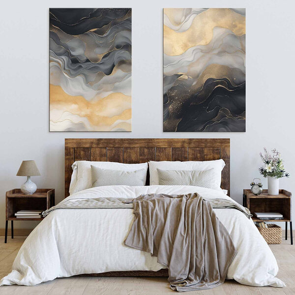 Sculpted hues of flowing elegance Sculpted hues of flowing elegance