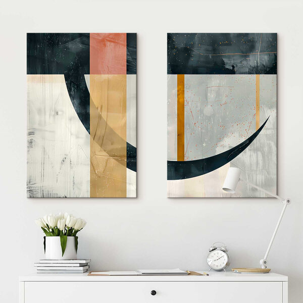 Two art pieces of art Two art pieces of art