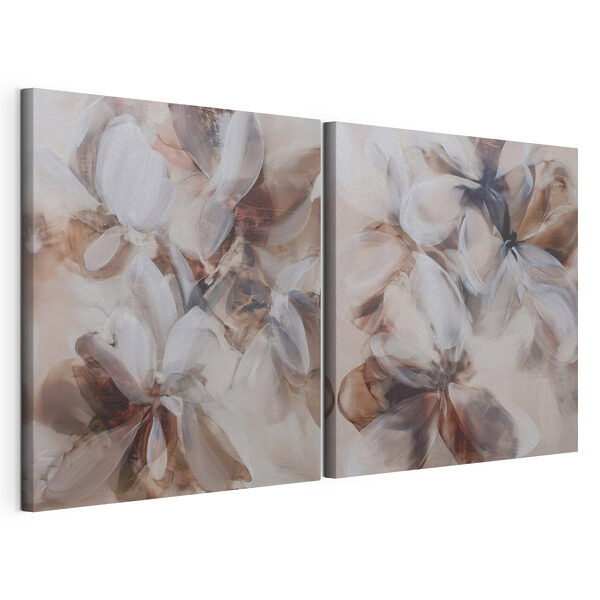 Impression sur toile modulaire Peinture de fleurs sur toile