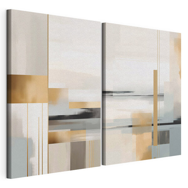 Impression sur toile modulaire Peinture représentant un paysage