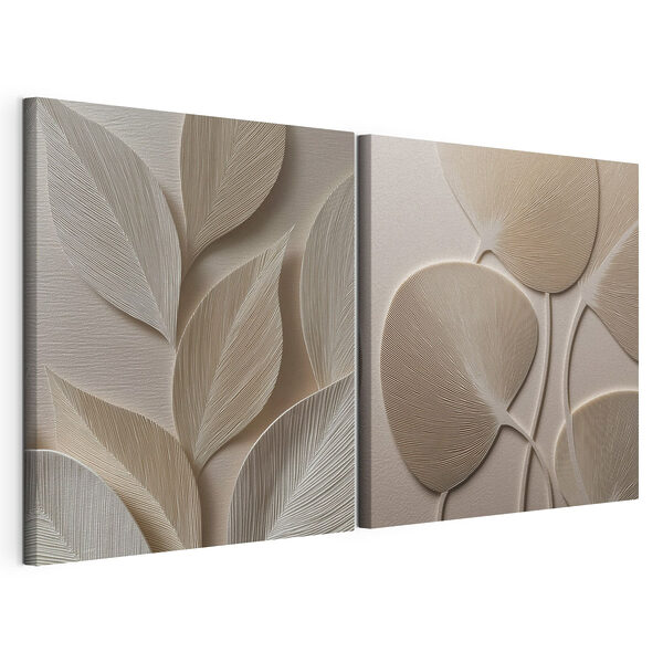 Les courbes douces de la création naturelle Impression sur toile modulaire Les courbes douces de la création naturelle