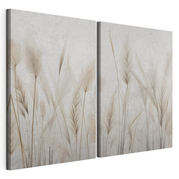 Impression sur toile modulaire Des herbes douces en parfaite harmonie