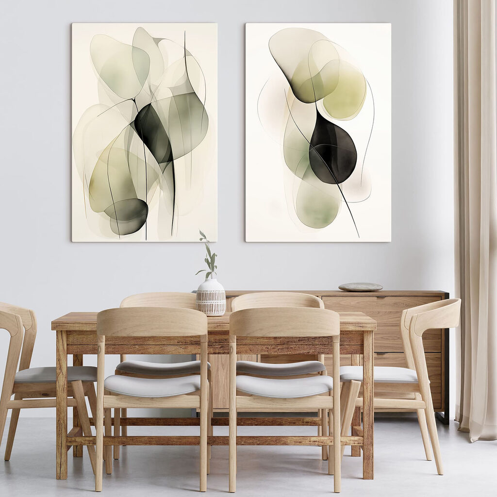 Abstract shapes in gentle colors Abstract shapes in gentle colors