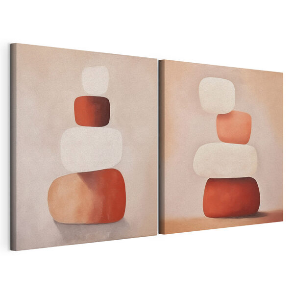 Impression sur toile modulaire Peinture représentant des objets empilés (UGS : m30083) Impression sur toile modulaire Impression sur toile modulaire Peinture représentant des objets empilés (UGS : m30083)