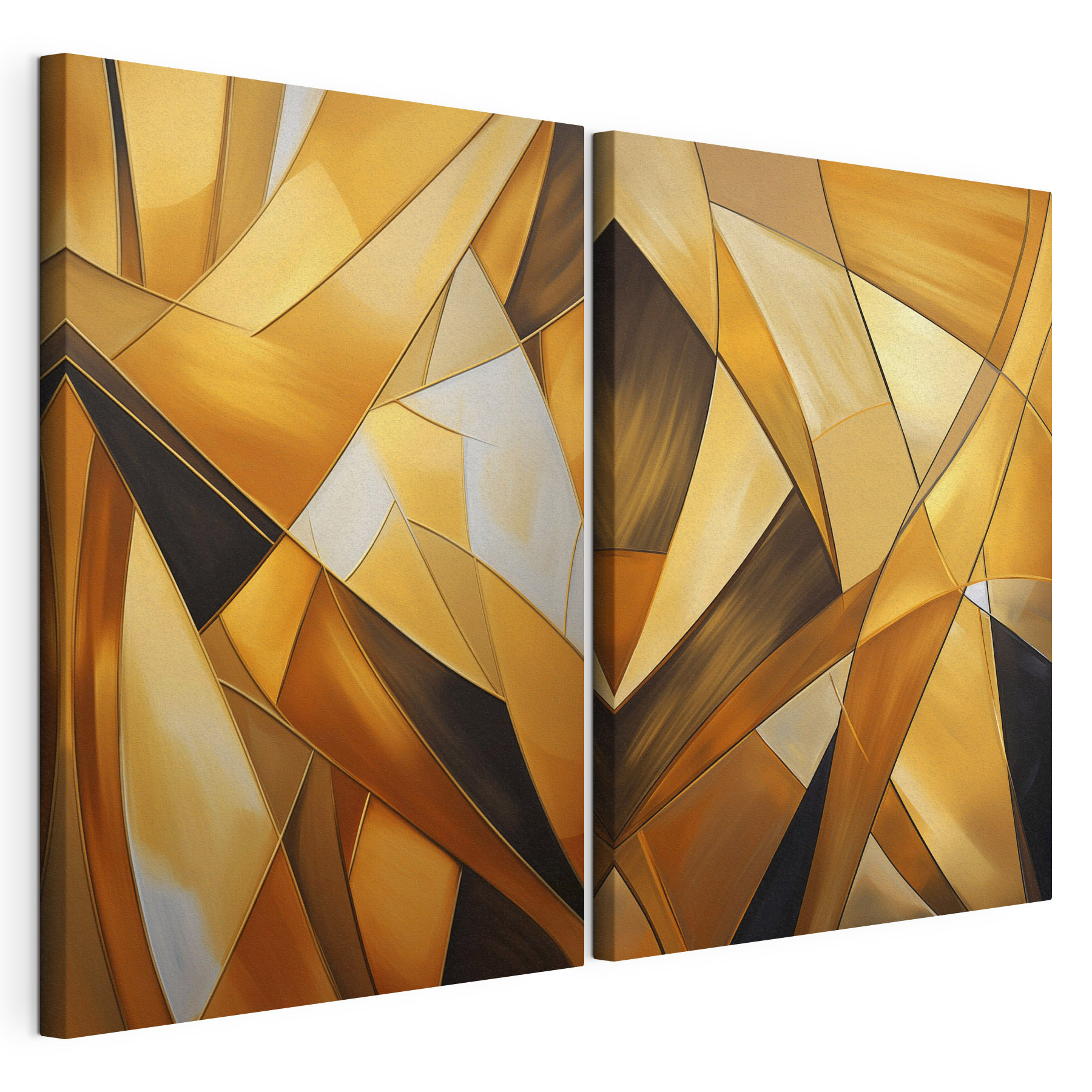 Dynamic shapes in warm tones Dynamic shapes in warm tones