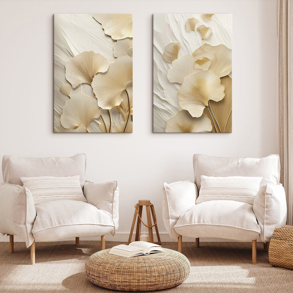 Delicate leaves in soft tones Delicate leaves in soft tones