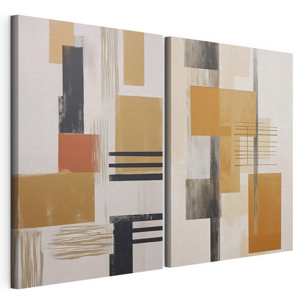 Peinture de différentes couleurs Impression sur toile modulaire Peinture de différentes couleurs