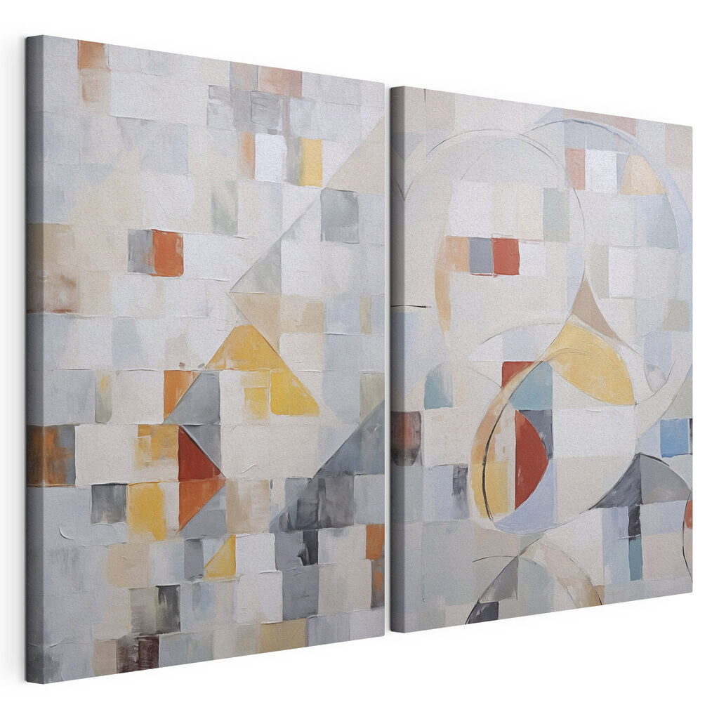 Painting of a couple of squares Painting of a couple of squares