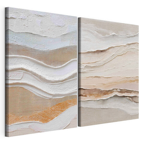 Des nuances douces aux tons terreux se marient Impression sur toile modulaire Des nuances douces aux tons terreux se marient