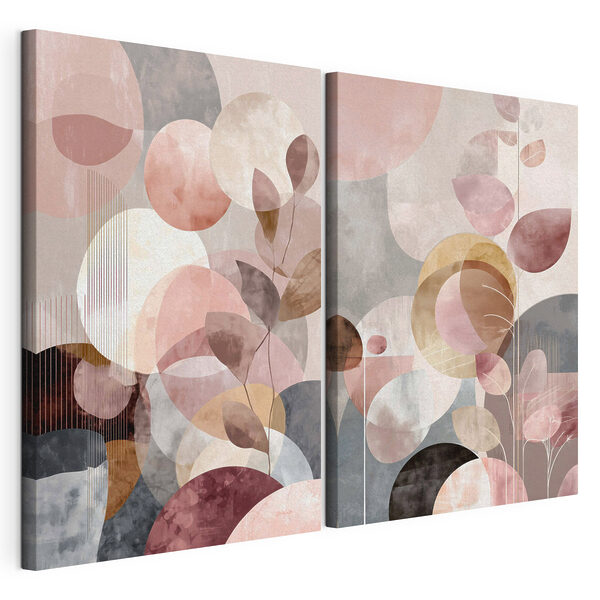 Deux captures d'écran d'un tableau Impression sur toile modulaire Deux captures d'écran d'un tableau