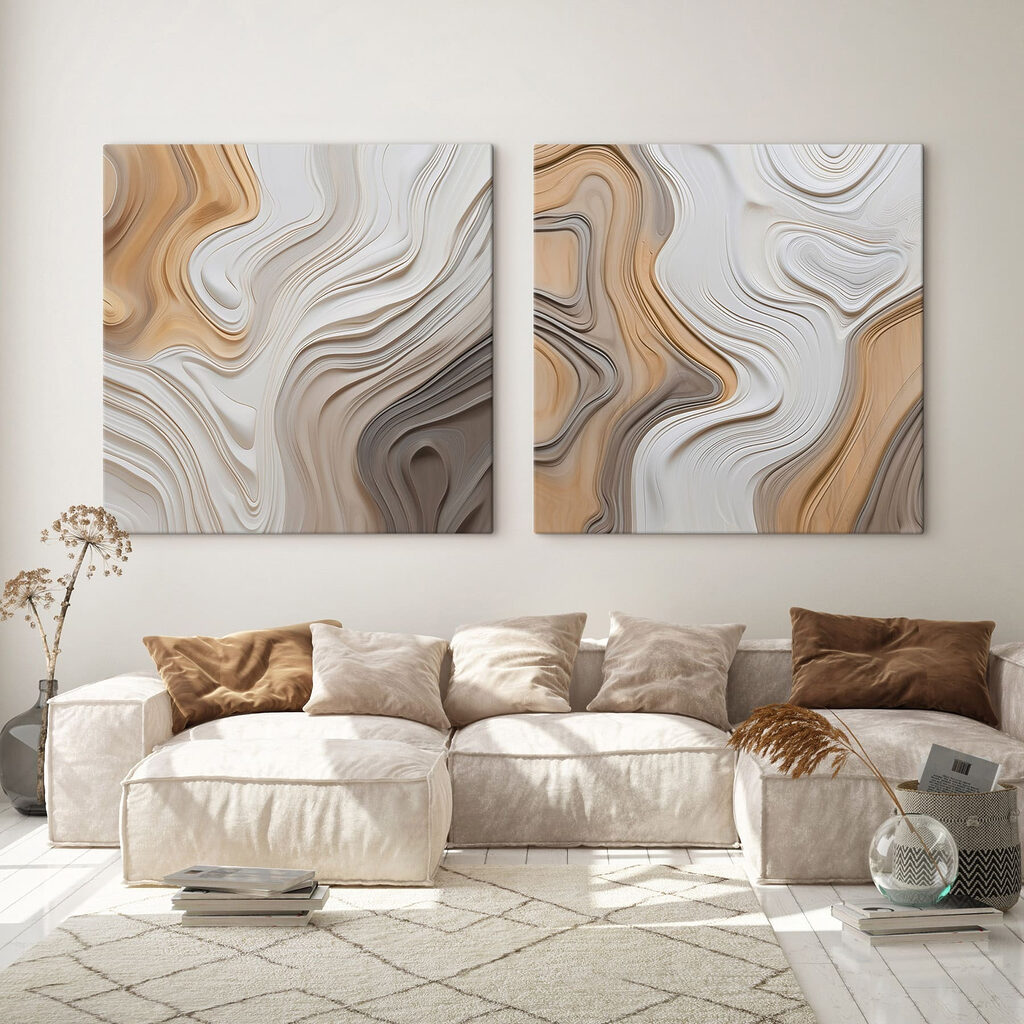 Fluid patterns in warm tones Fluid patterns in warm tones