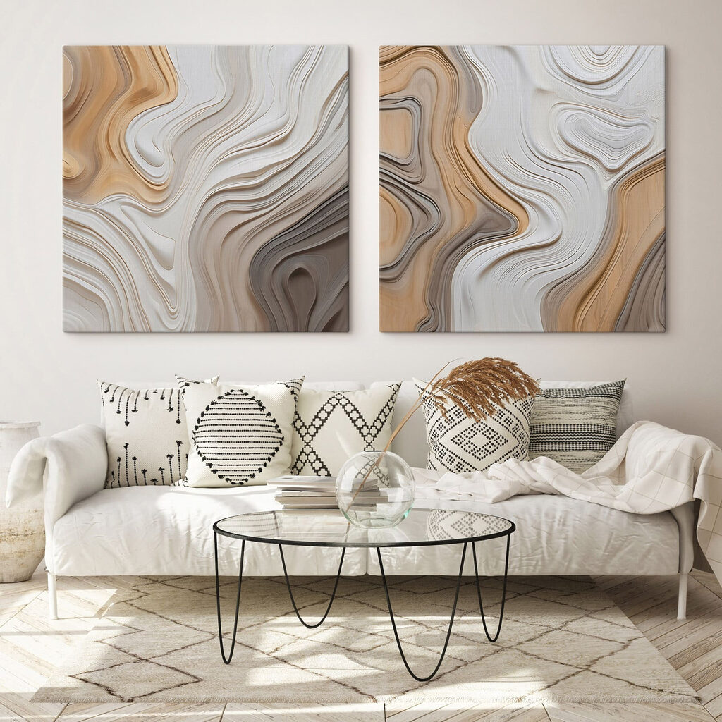 Fluid patterns in warm tones Fluid patterns in warm tones