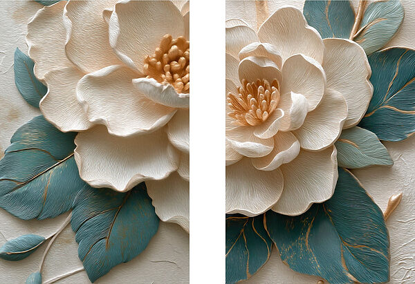 Collage of a flower Collage of a flower