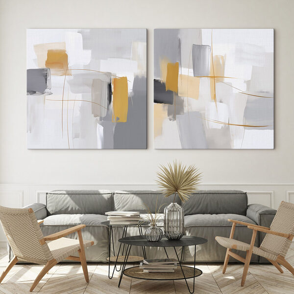 Pair of art pieces Pair of art pieces
