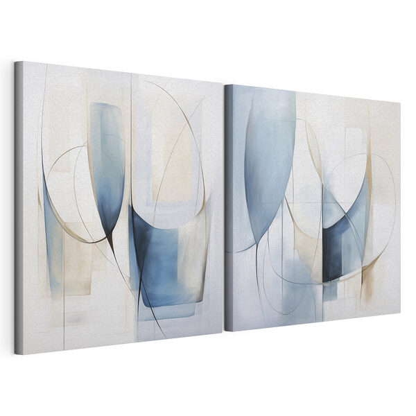 Quelques tableaux de formes variées Impression sur toile modulaire Quelques tableaux de formes variées