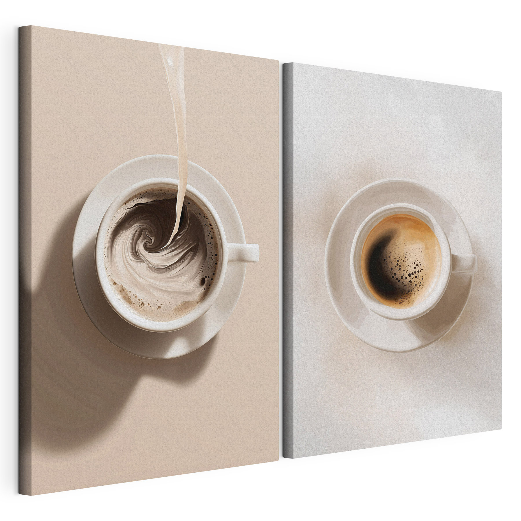 Swirls of coffee in a cup Swirls of coffee in a cup