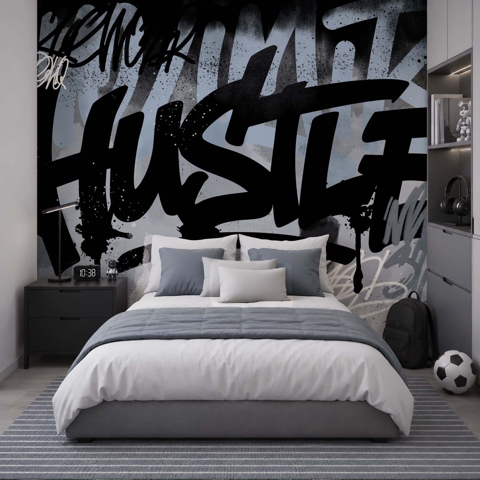 Graffitis en noir et blanc Graffitis en noir et blanc