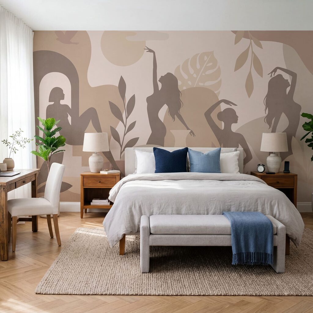 Silhouettes de femmes et plantes Silhouettes de femmes et plantes