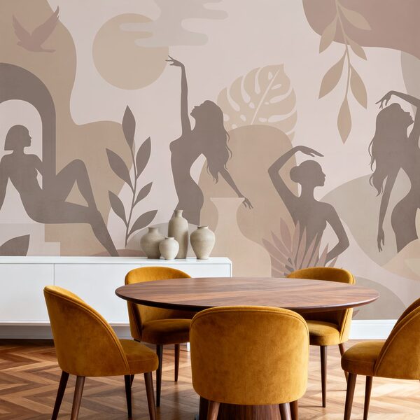 Silhouettes de femmes et plantes Silhouettes de femmes et plantes