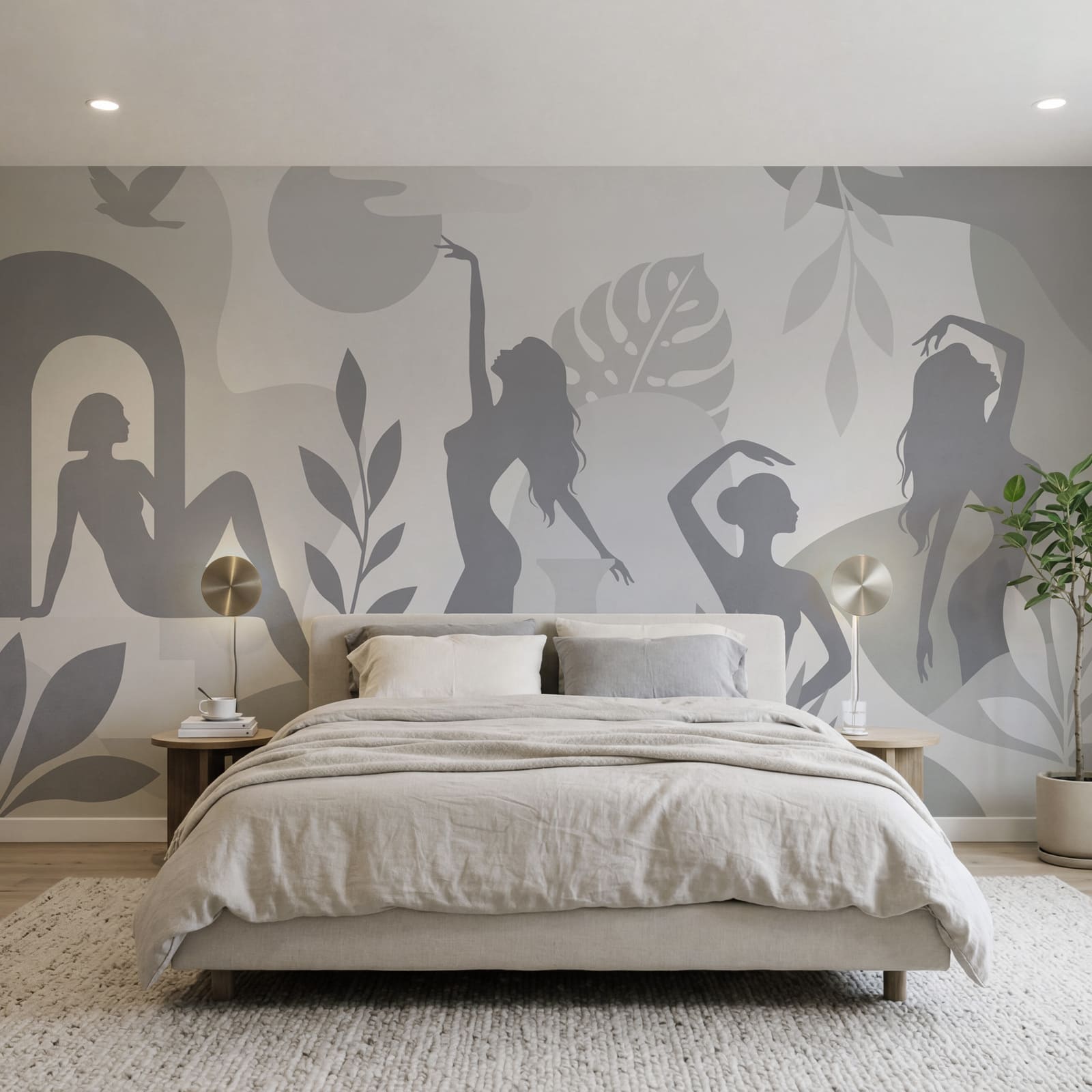Des formes éthérées dans un décor paisible Des formes éthérées dans un décor paisible