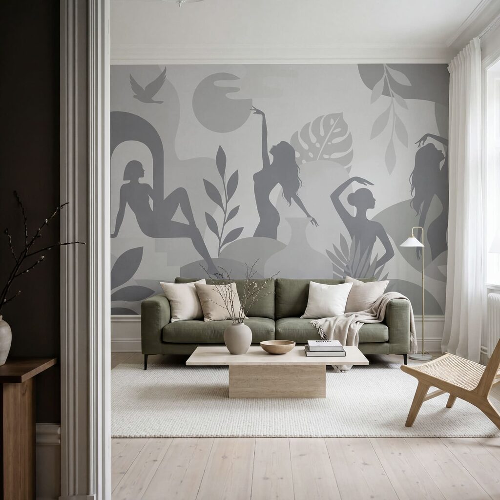 Des formes éthérées dans un décor paisible Des formes éthérées dans un décor paisible