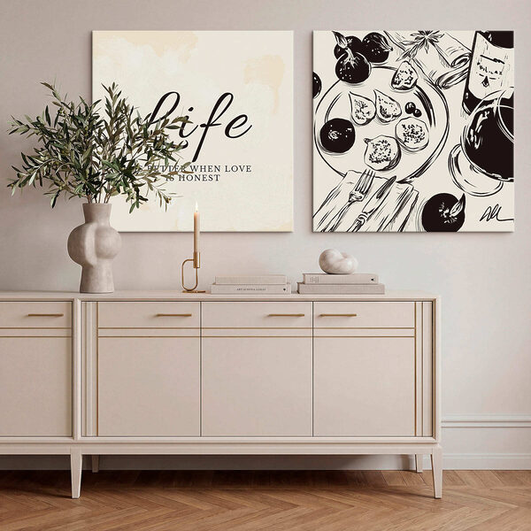Black and white illustration of food Black and white illustration of food