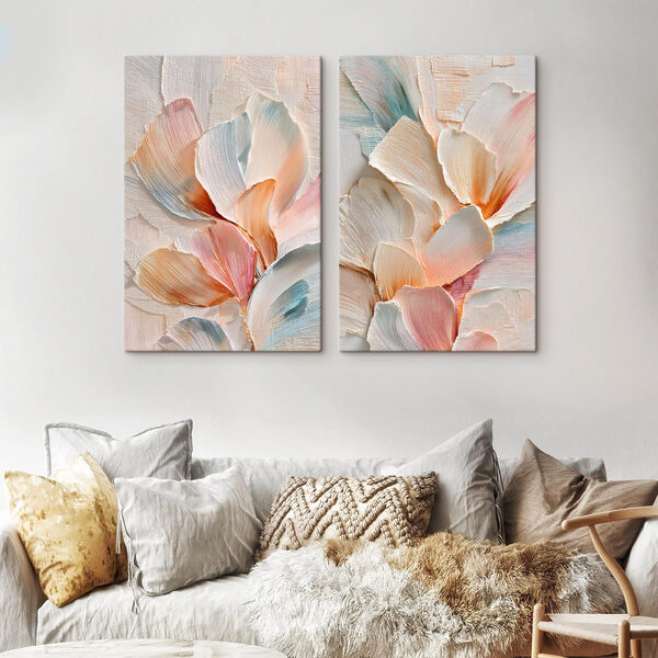Soft hues in graceful floral arrangement