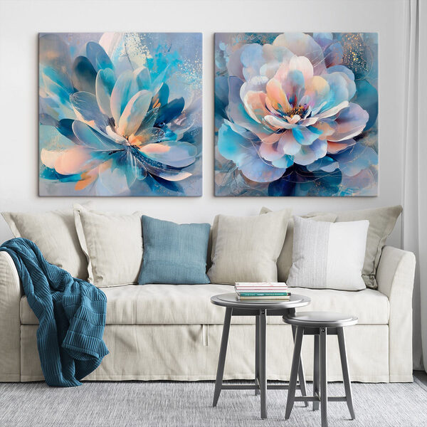 Soft hues of floral elegance Soft hues of floral elegance