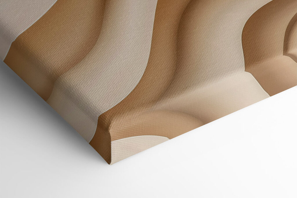 Fluid shapes in soft beige tones Fluid shapes in soft beige tones