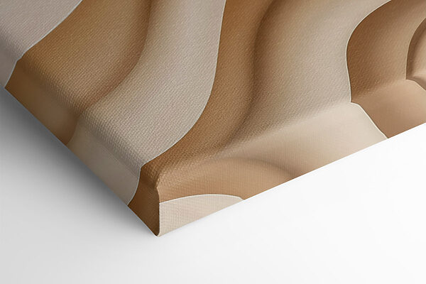 Fluid shapes in soft beige tones Fluid shapes in soft beige tones