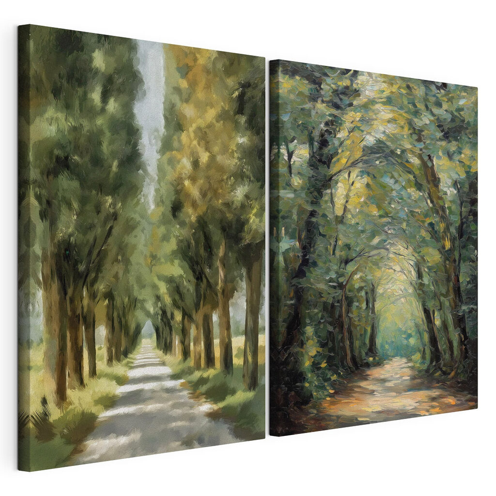 Path with trees on it Path with trees on it