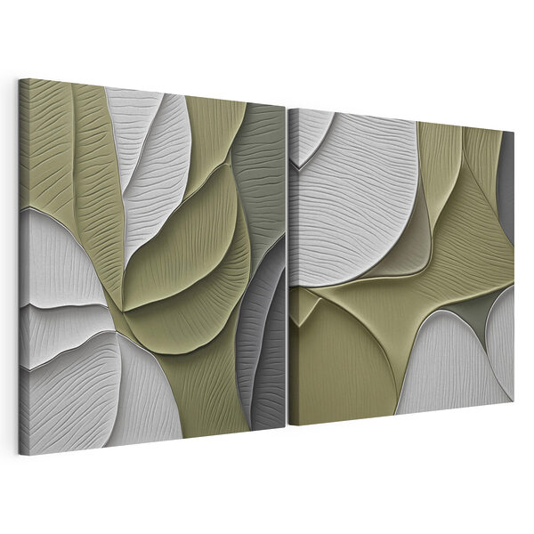 Des nuances douces dans des tons terre apaisants Impression sur toile modulaire Des nuances douces dans des tons terre apaisants