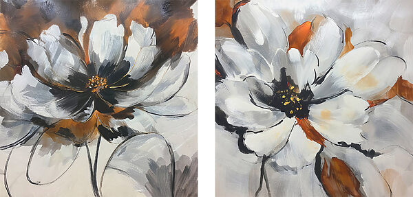 Painting of a flower Painting of a flower